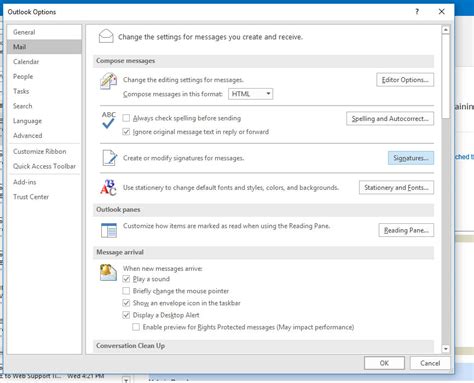change email signature office 365|change microsoft office email signature.